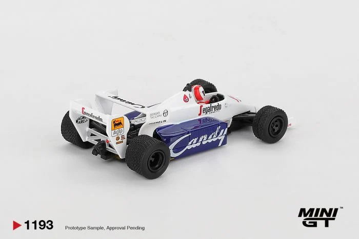 *PREORDER* MINIGT 1:64 Toleman TG184 #20 Johnny Cecotto 1984 Monaco Grand Prix in White - Image 4
