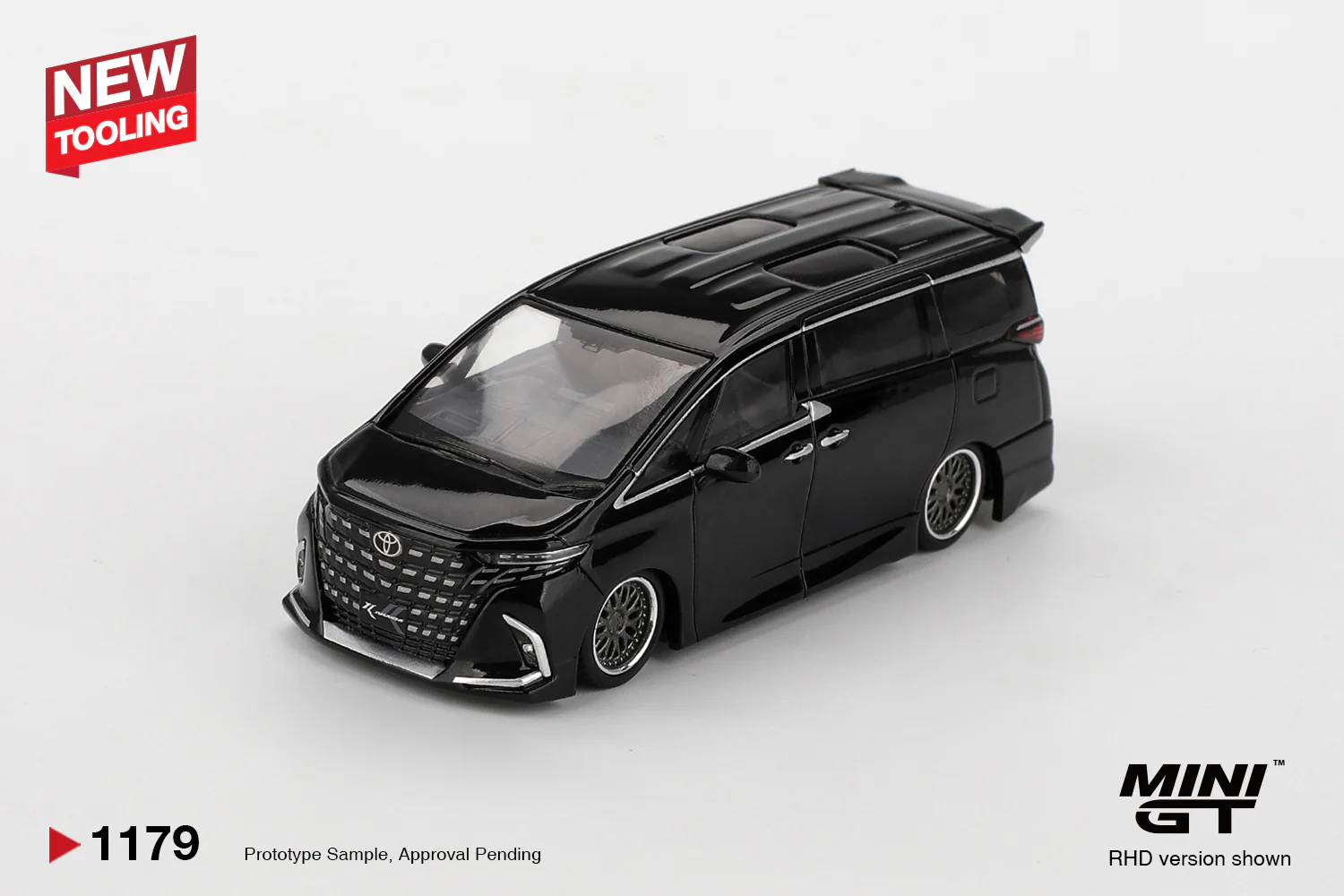 *PREORDER* MINIGT 1:64 Toyota Alphard 40 KUHL in Black - Image 2