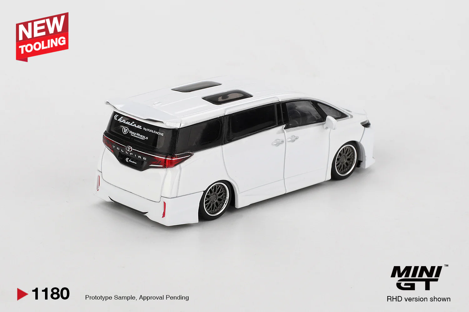 *PREORDER* MINIGT 1:64 Toyota Alphard 40 KUHL in White - Image 4