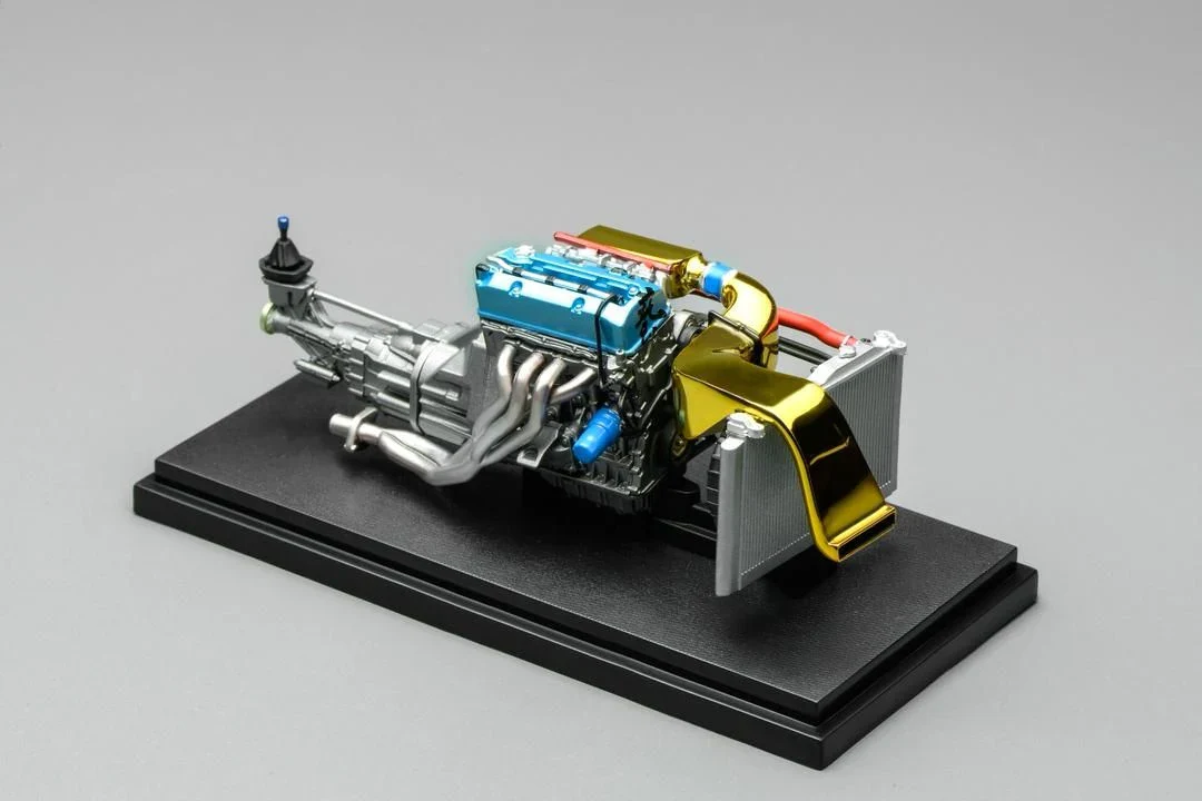 *PREORDER* MotorHelix 1:18 Honda S2000 F22C J's Racing 2.6L Engine Display - Image 9