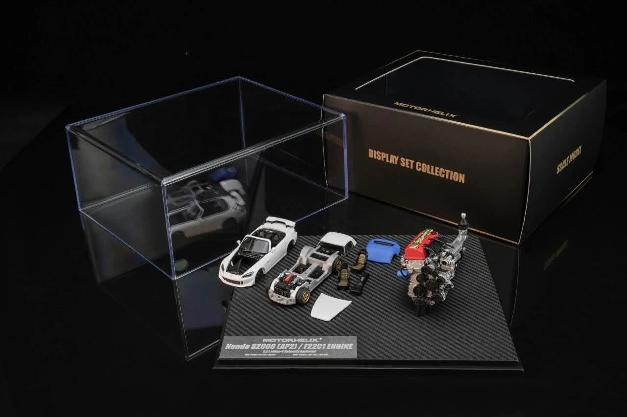 MotorHelix 1:64 Honda S2000 (AP2) with F22C1 Engine Display HEC 2026 Event Model (ONE PER CUSTOMER PER ORDER) - Image 2