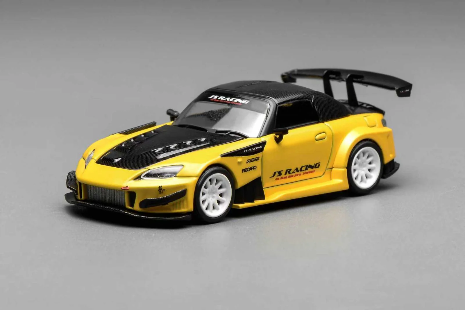 *PREORDER* MotorHelix 1:64 Honda S2000 J's Racing in New Indy Yellow Pearl - Image 3