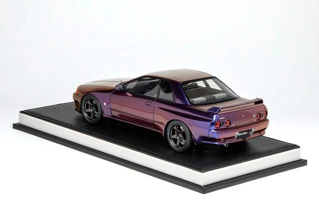 MotorHelix 1:18 Nissan Skyline GT-R (R32) Customized Version in Purple - Image 5