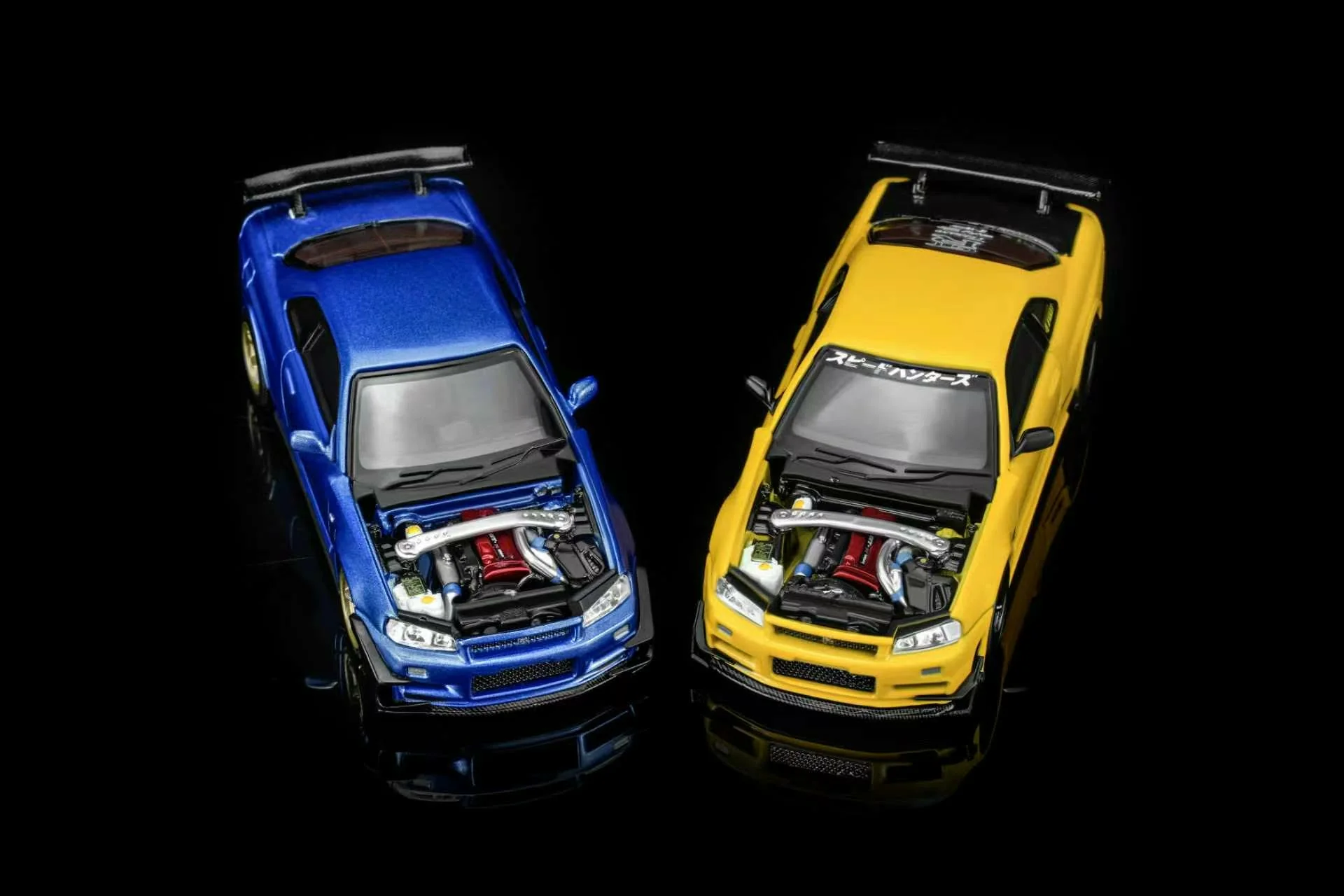 *PREORDER* MotorHelix 1:64 Nissan Skyline GT-R (R34) Customized Version in Bayside Blue - Image 10