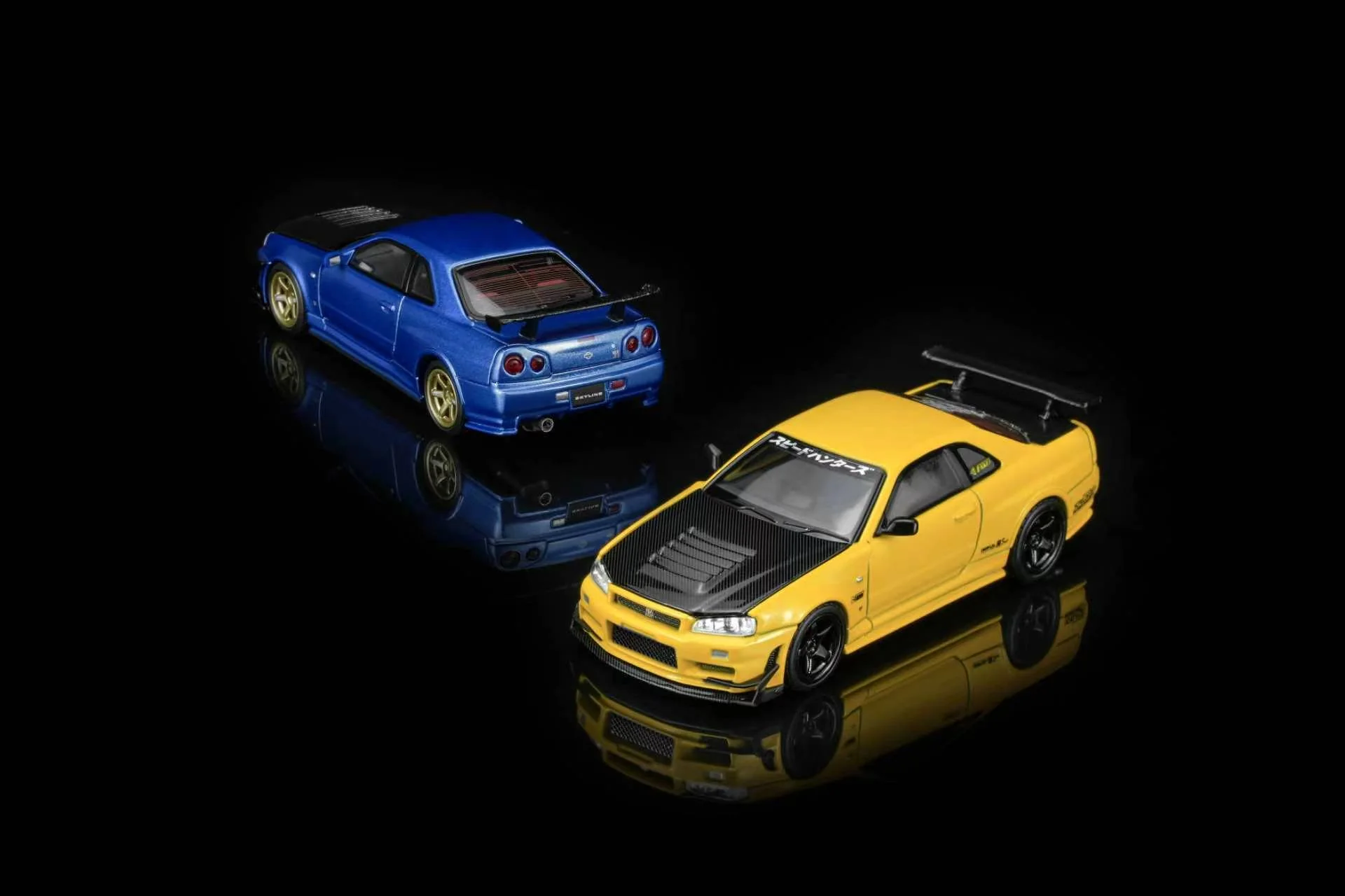 *PREORDER* MotorHelix 1:64 Nissan Skyline GT-R (R34) Customized Version in Bayside Blue - Image 9