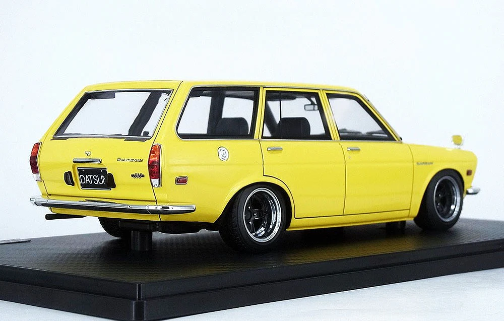 *PREORDER* Ignition Model 1:18 Nissan Datsun Bluebird 510 Wagon in Yellow - Image 2