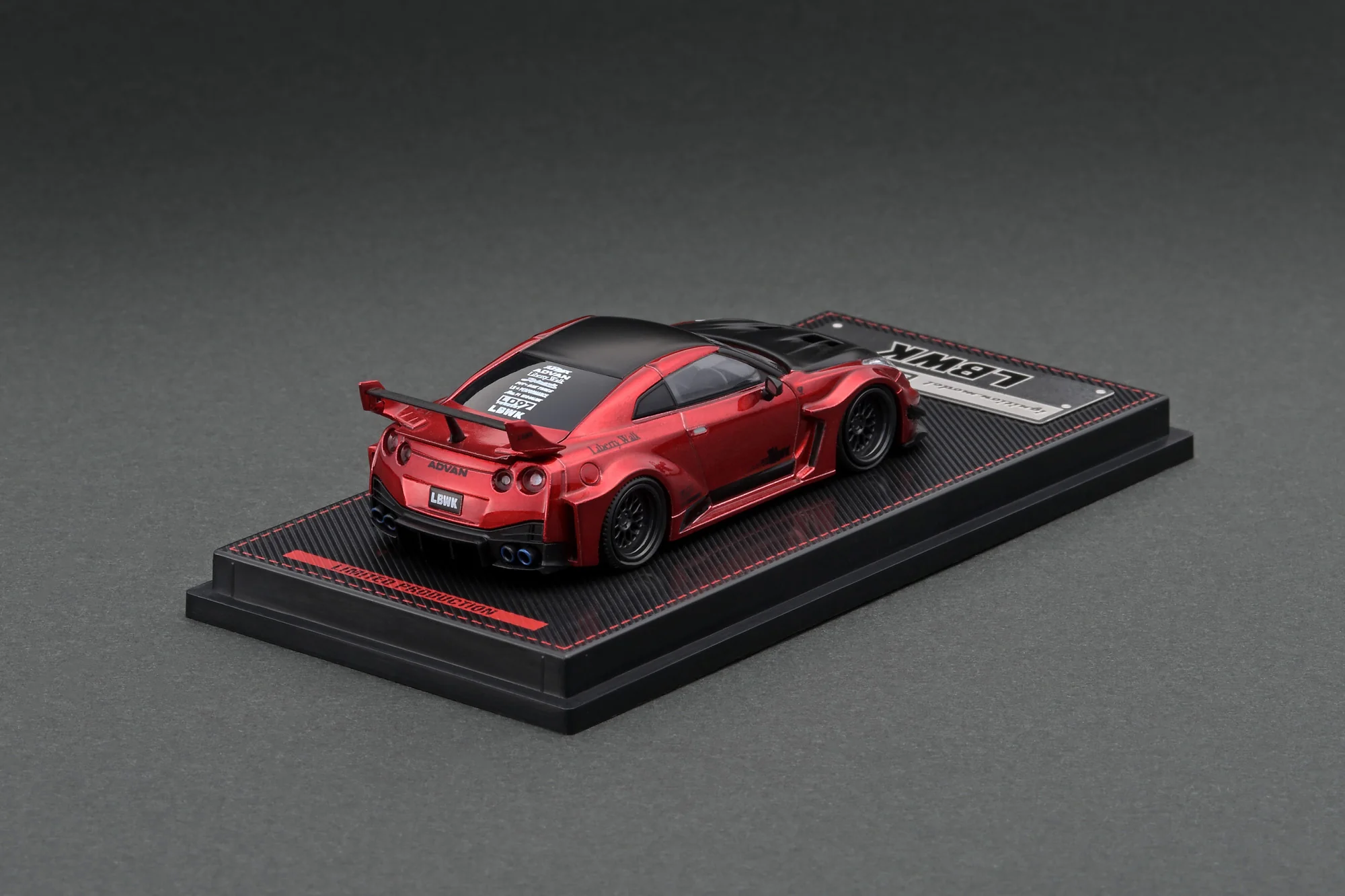 Ignition Model 1:64 Nissan Skyline GT-R 35GT-RR LBWK in Red Metallic - Image 2