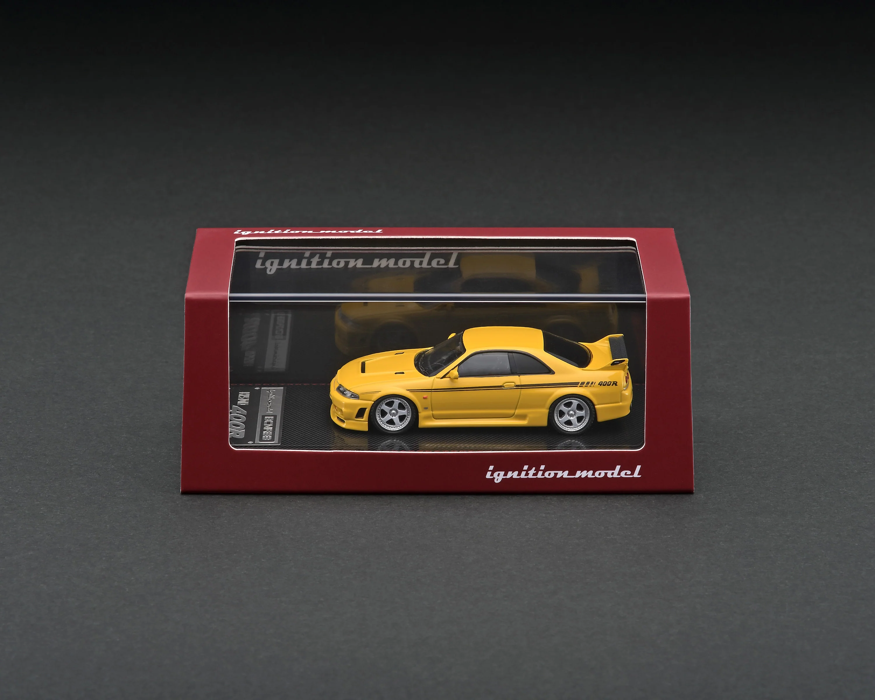 Ignition Model 1:64 Nissan Skyline GT-R (R33) 400R in Yellow - Image 3