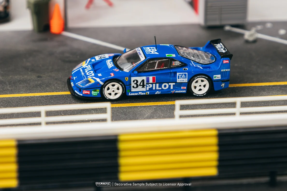 Tarmac Works 1:64 Ferrari F40 LM, 24h of Le Mans 1995, M. Ferté / O. Thévenin / C. Palau - Image 3