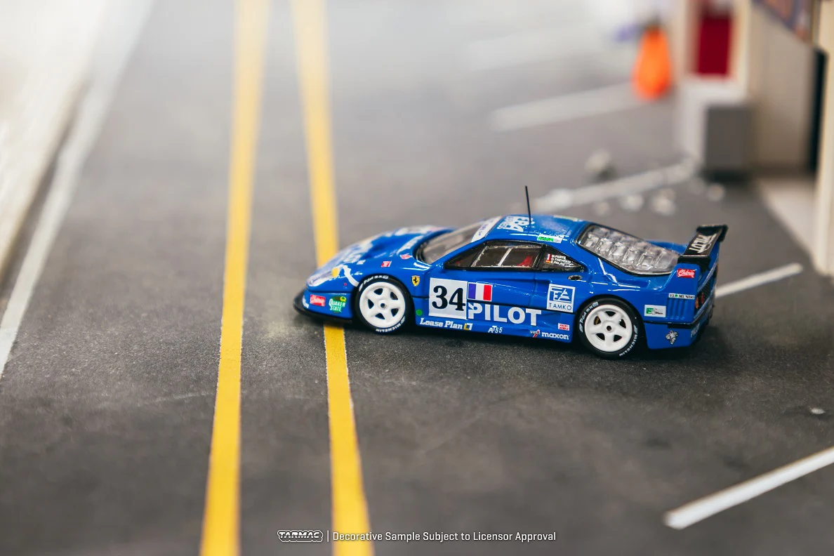Tarmac Works 1:64 Ferrari F40 LM, 24h of Le Mans 1995, M. Ferté / O. Thévenin / C. Palau - Image 4