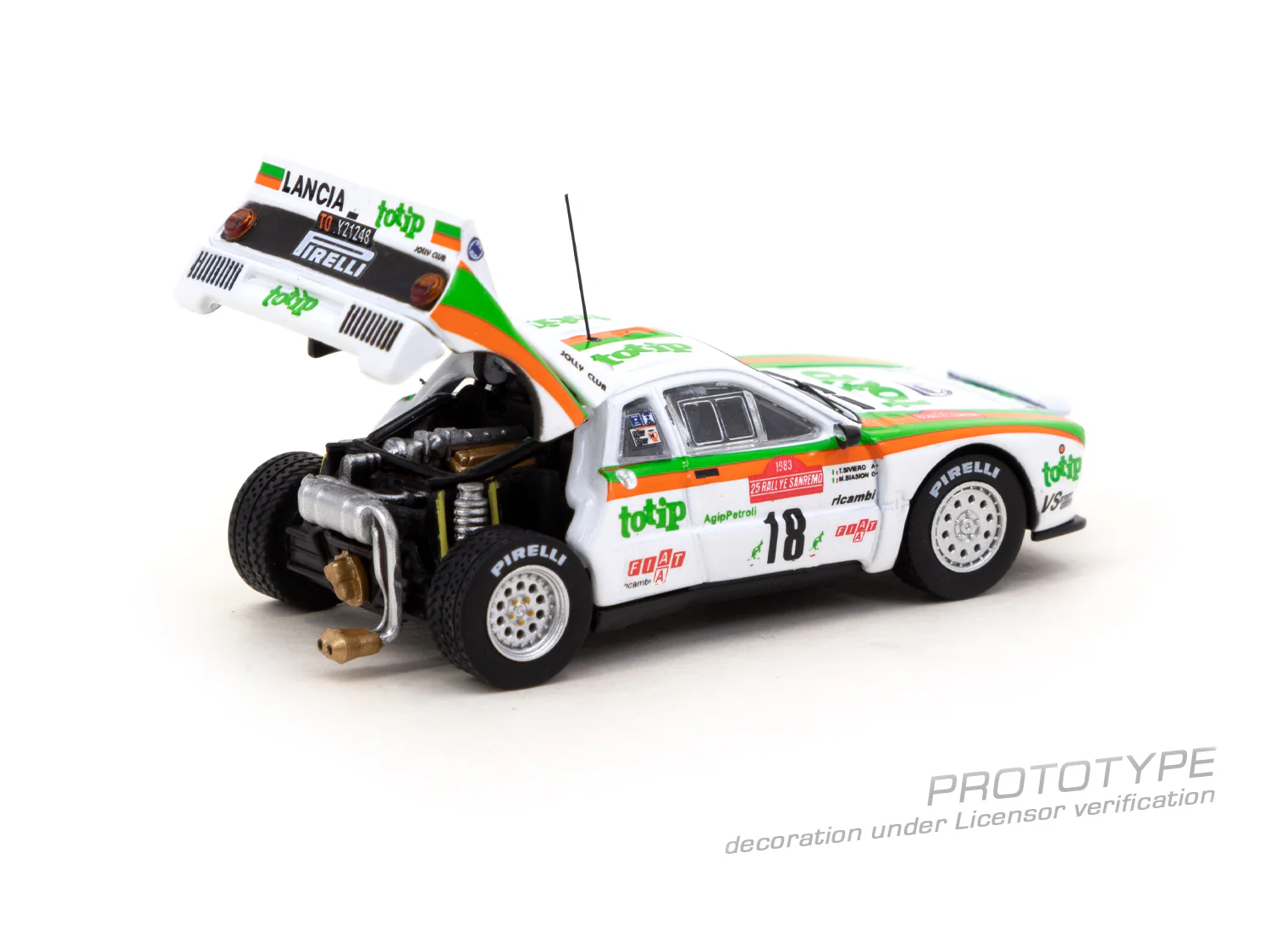 Tarmac Works 1:64 Lancia 037 Rally, Rallye Sanremo 1983, M. Biasion / T. Siviero - Image 2