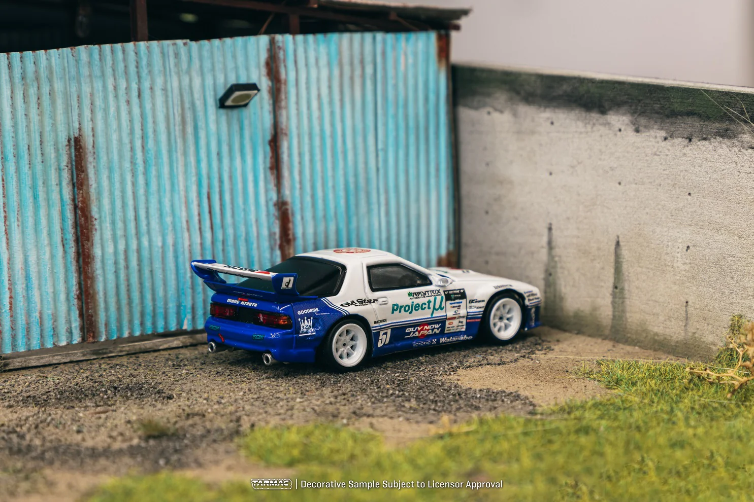 Tarmac Works 1:64 Mazda (FC3S) RX-7 PANDEM Drift Version - Image 3