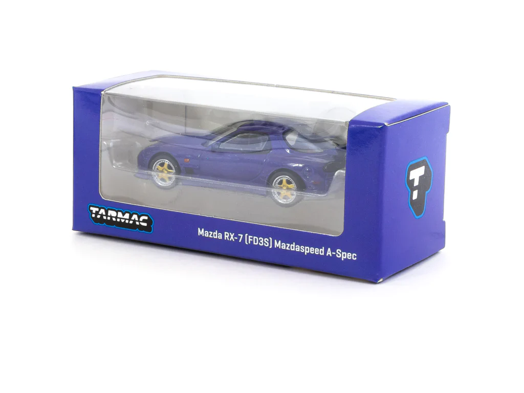 Tarmac Works 1:64 Mazda RX-7 (FD3S) Mazdaspeed A-Spec Innocent Blue Mica - Image 3