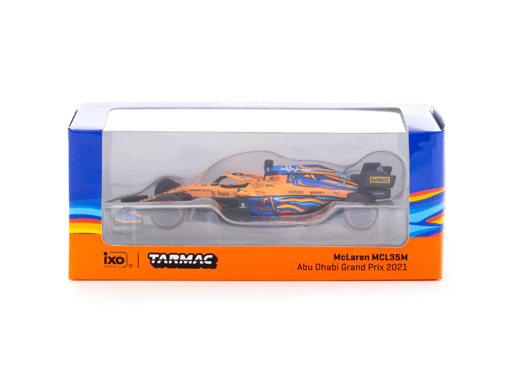 Tarmac Works 1:64 McLaren MCL35M, Abu Dhabi Grand Prix 2021, Daniel Ricciardo - Image 3