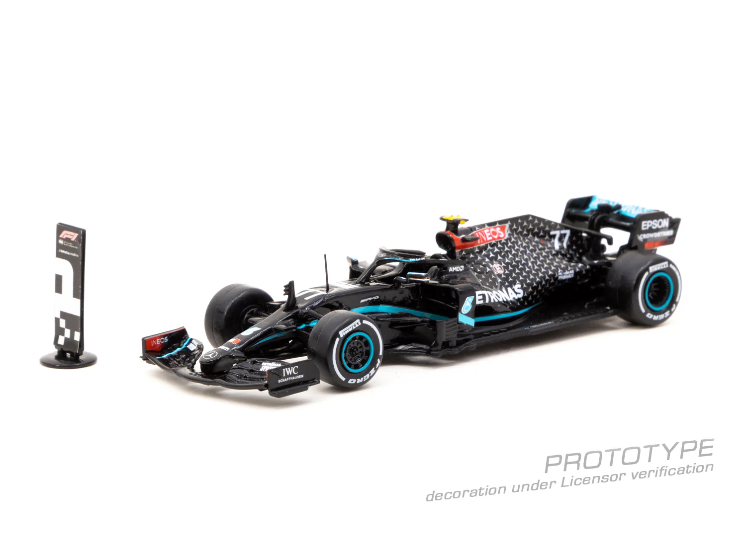 Tarmac Works 1:64 Mercedes-AMG F1 W11 EQ Performance, Austrian Grand Prix 2020 Winner, Valtteri Bottas - Image 2