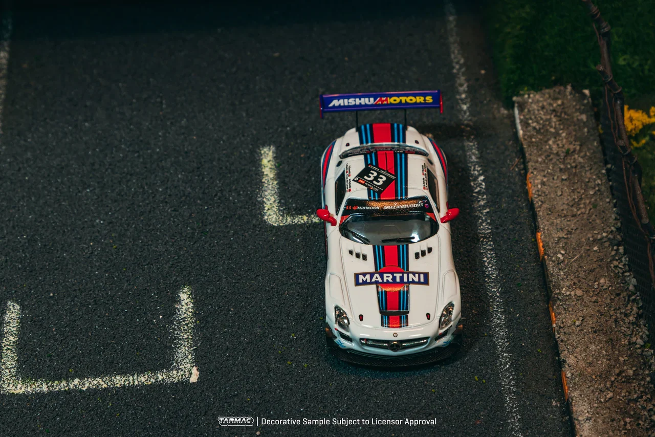 *PREORDER* Tarmac Works 1:64 Mercedes-Benz SLS AMG GT3 12h ZANDVOORT 2014 Winner - Image 3