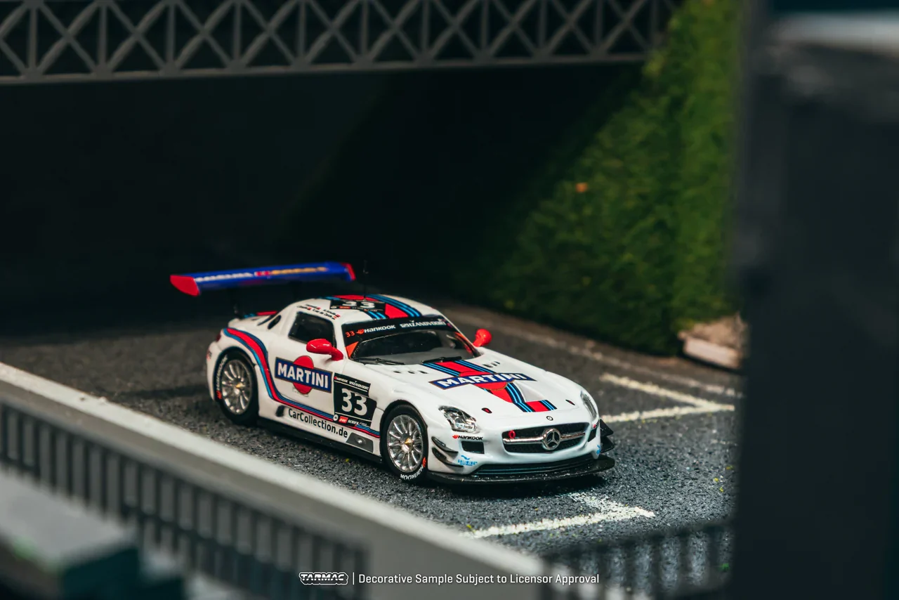 *PREORDER* Tarmac Works 1:64 Mercedes-Benz SLS AMG GT3 12h ZANDVOORT 2014 Winner - Image 4