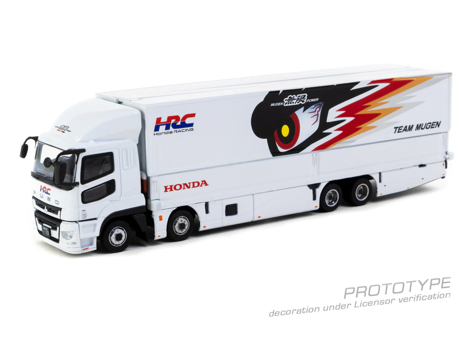 Tarmac Works 1:64 Mitsubishi Fuso Super Great Honda Racing Team Mugen - Image 5