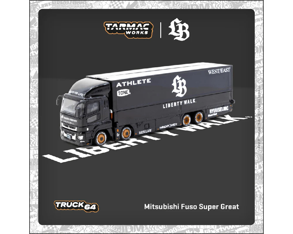 Tarmac Works 1:64 Mitsubishi Fuso Super Great LB-Trucks Liberty Walk