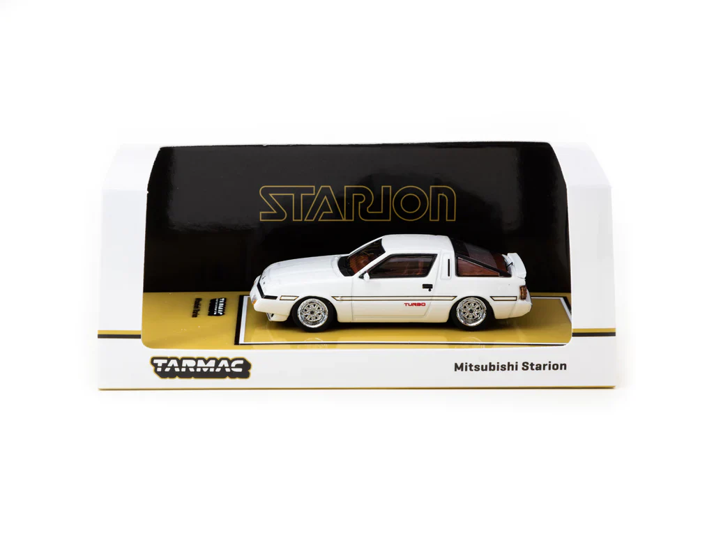 Tarmac Works 1:64 Mitsubishi Starion in White Metallic - Image 3
