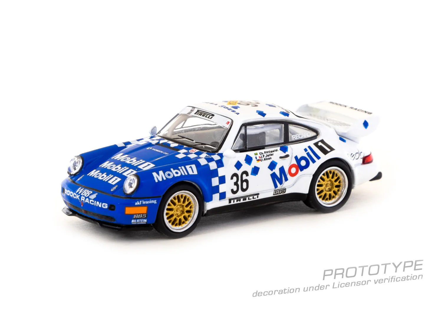 Tarmac Works 1:64 Porsche 911 RSR 3.8, 24h of SPA 1993 #36 Winner