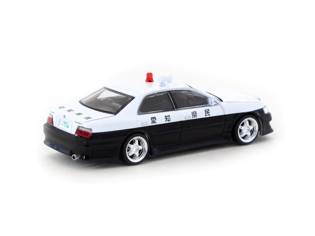 Tarmac Works 1:64 Toyota Chaser (JZX100) Vertex in Black & White - Image 2