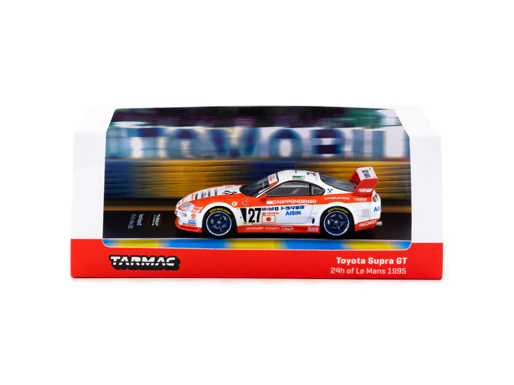 Tarmac Works 1:64 Toyota Supra (JZA80) GT 24H of Le Mans 1995 J Krosnoff / M Apicella / M Martini - Image 3