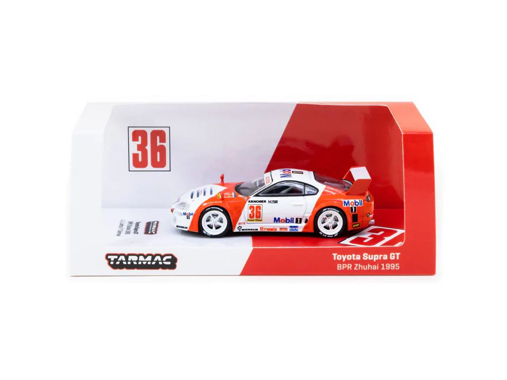 Tarmac Works 1:64 Toyota Supra (JZA80) GT #36 BPR Zhuhai 1995, J. J. Lehto / Y. Dalmas - Image 3