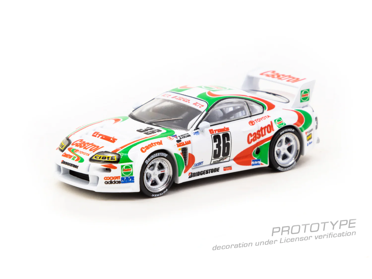 Tarmac Works 1:64 Toyota Supra (JZA80) GT JGTC 1995 M. Sekiya / M. Krumm Castrol - Image 3