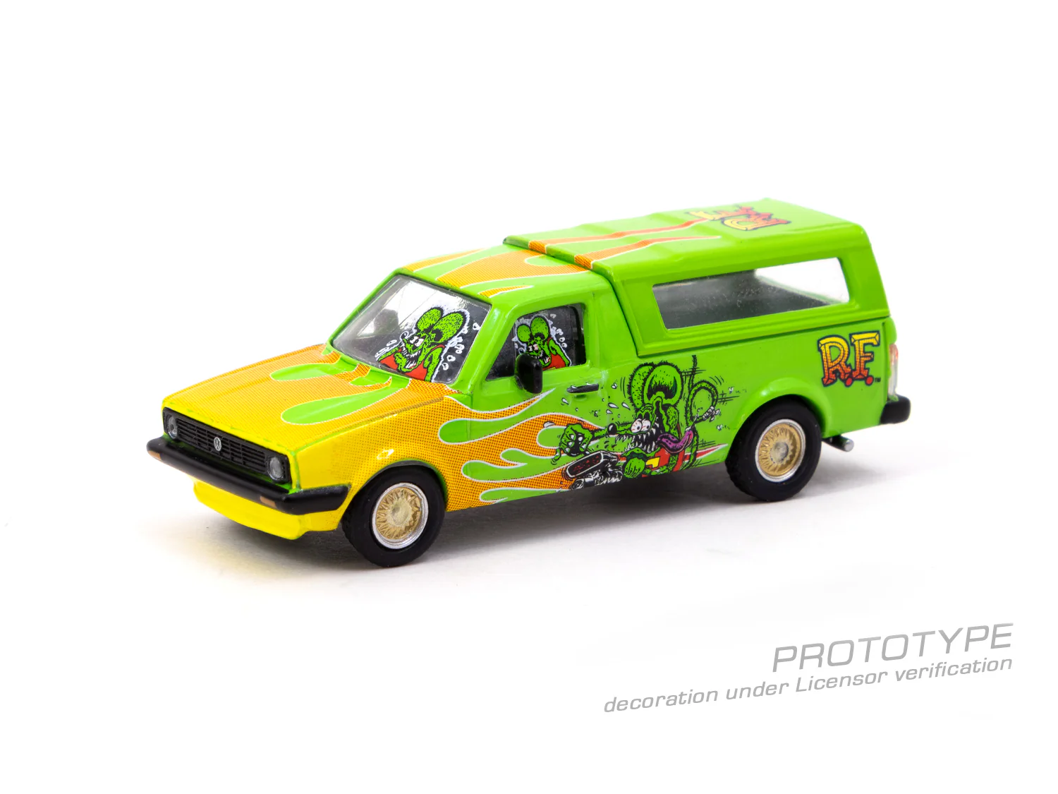 Tarmac Works 1:64 Volkswagen Caddy, Rat Fink - Image 2