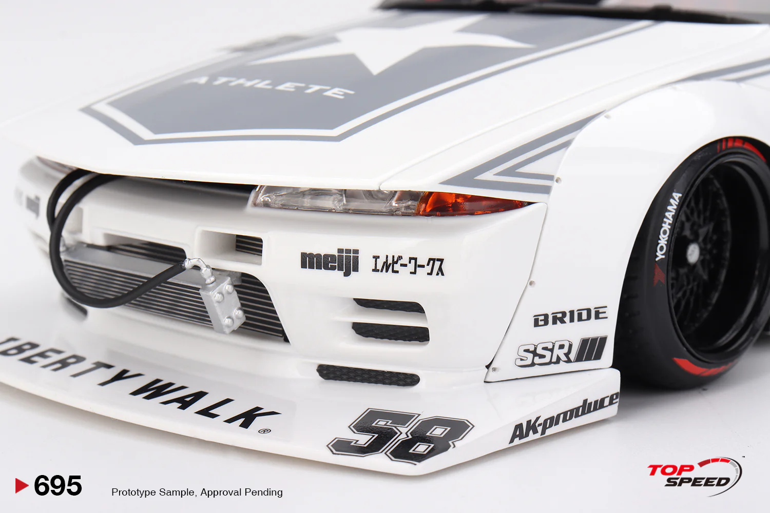 *PREORDER* Top Speed Models 1:18 LBWK Nissan GT-R32 Kaido Works TAS 2025 - Image 4