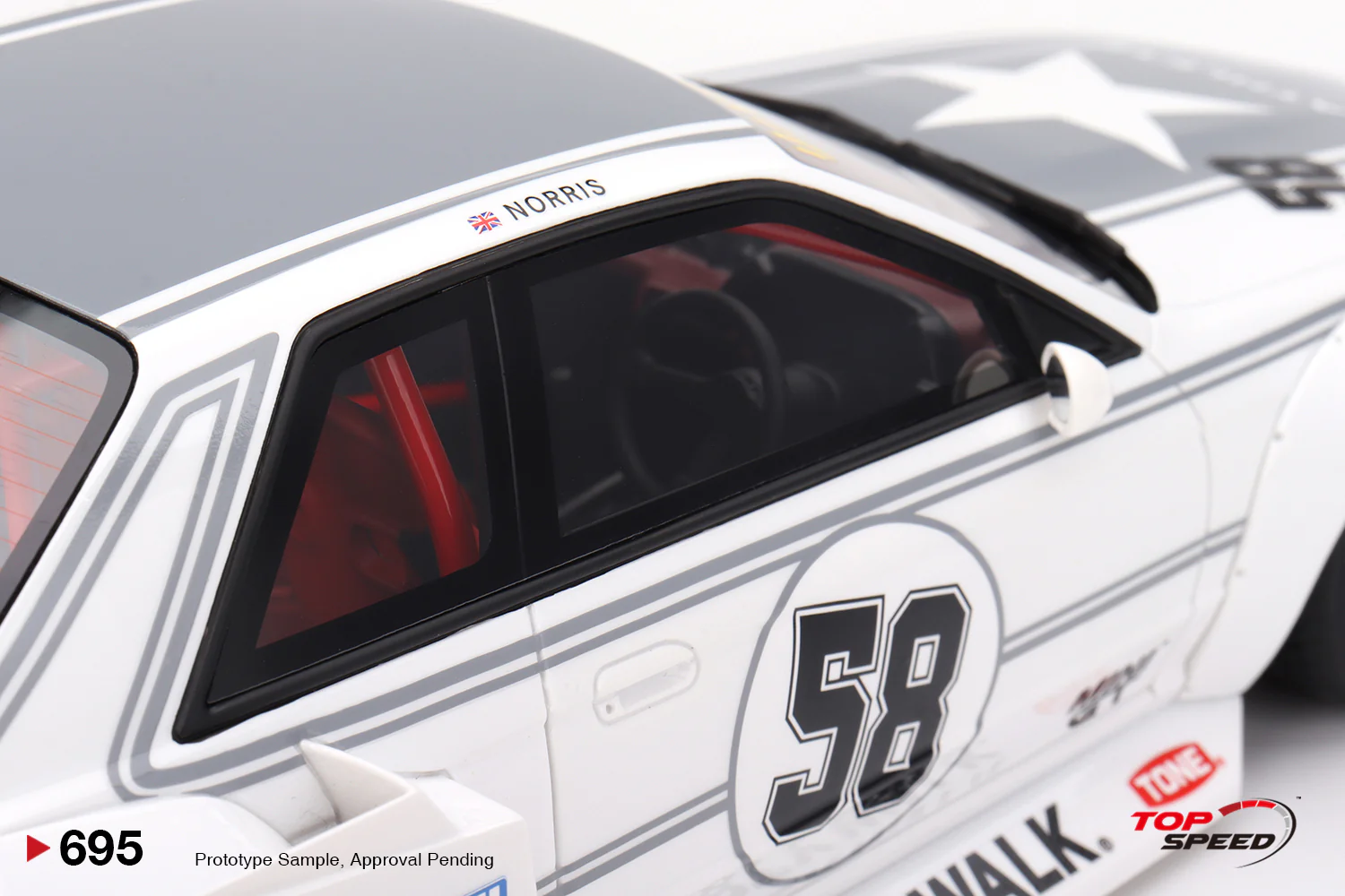 *PREORDER* Top Speed Models 1:18 LBWK Nissan GT-R32 Kaido Works TAS 2025 - Image 5