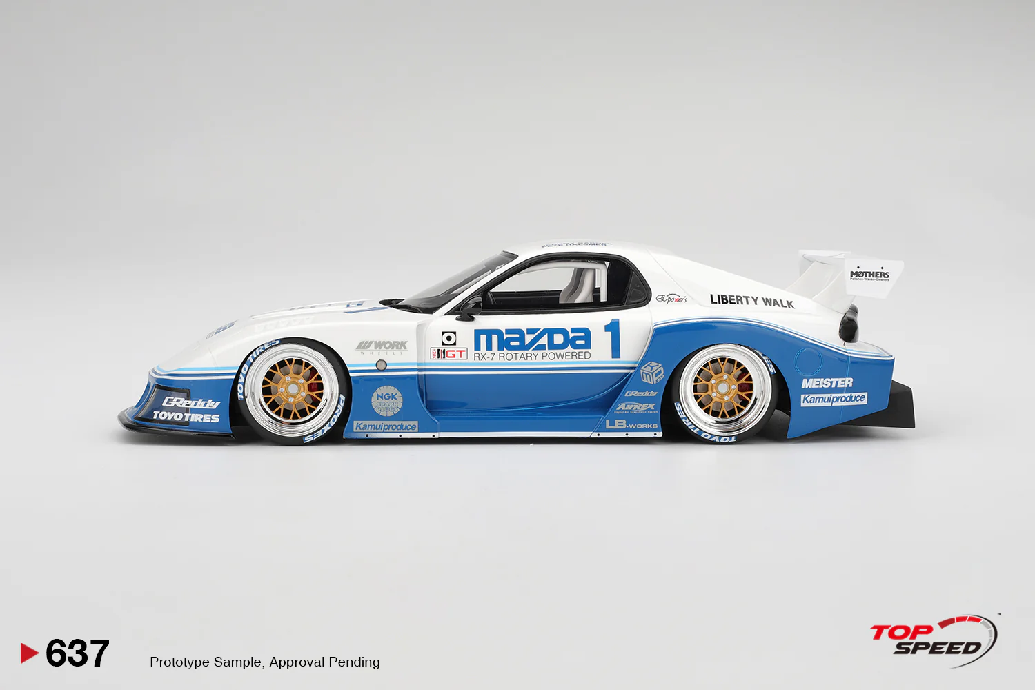 *PREORDER* Top Speed Models 1:18 Mazda RX-7 LB-Super Silhouette IMSA - Image 3
