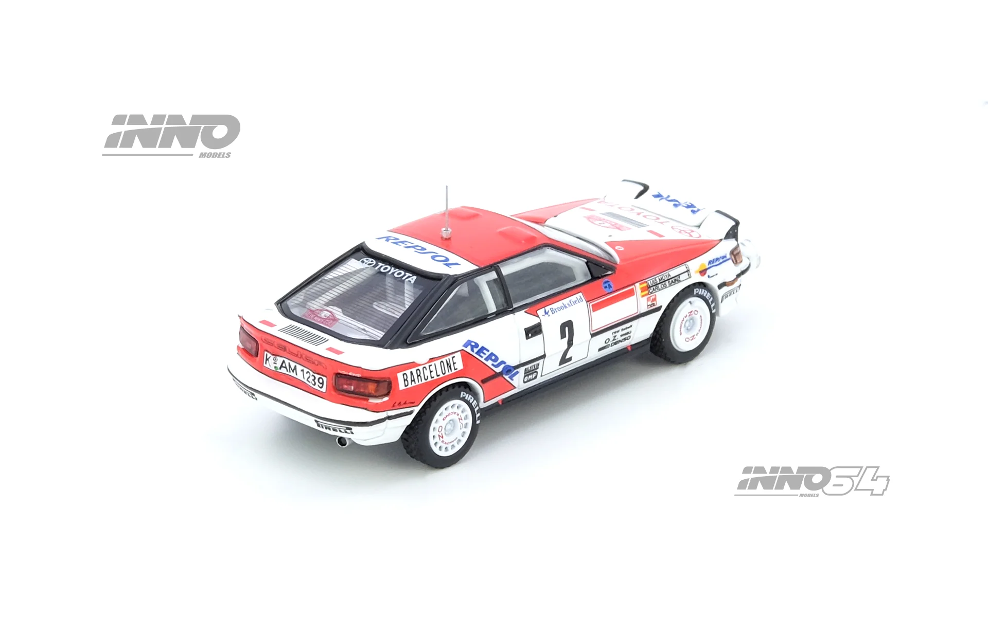*PREORDER* INNO64 1:64 Toyota Celica GT-FOUR (ST165) Winner Rally Monte Carlo 1991 C. Sainz / L. Moya - Image 4
