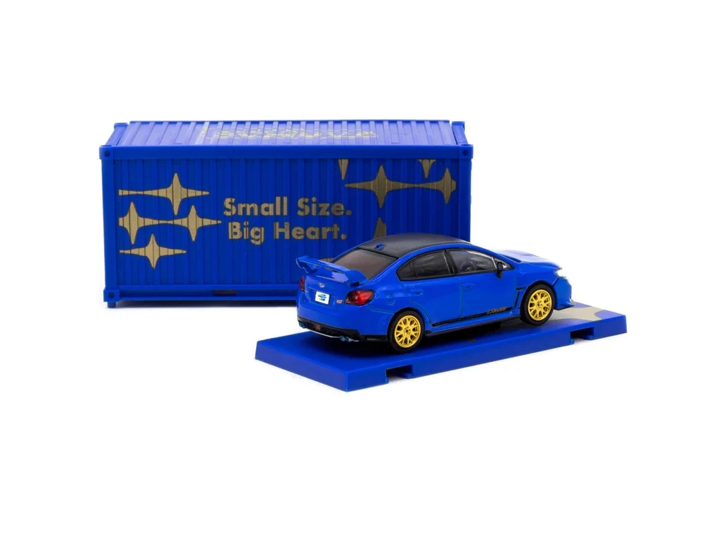 Subaru WRX STi EJ20 Final Edition Blue with Container - Image 2