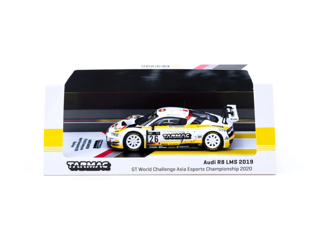 Tarmac Works 1:64 Audi R8 LMS 2019 GT World Challenge Asia Esports Championship 2020 #26 - Image 3