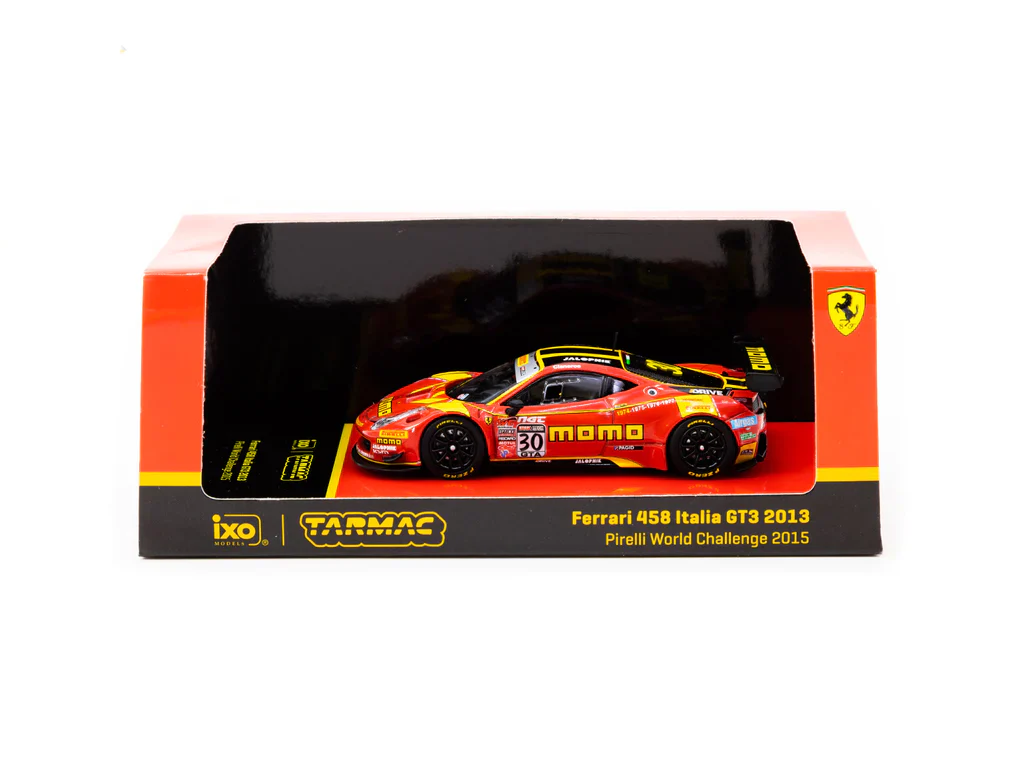 Tarmac Works 1:64 Ferrari 458 Italia GT3, Pirelli World Challenge 2015, H. Cisneros - Image 3