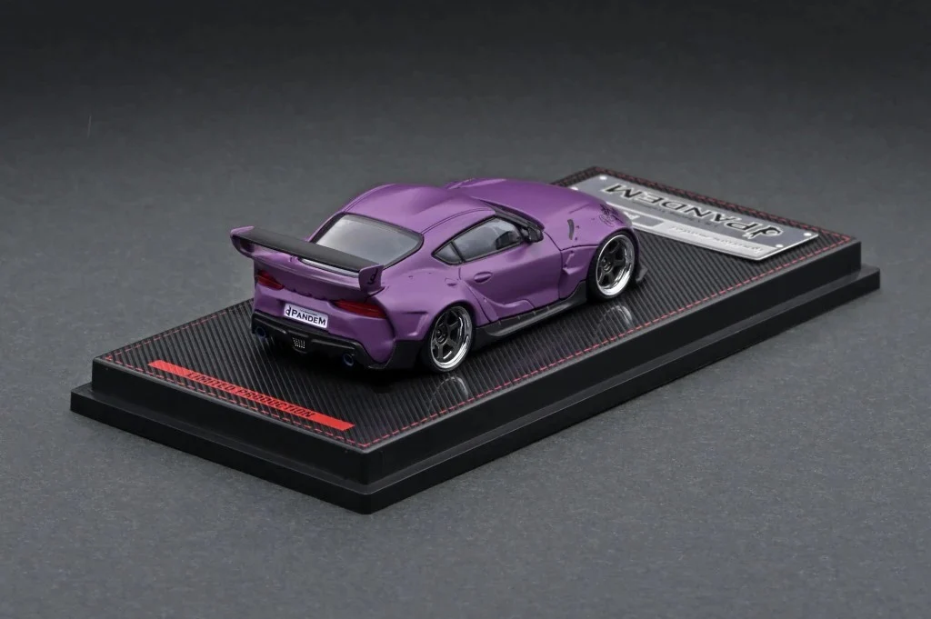 Ignition Model 1:64 Toyota GR Supra Pandem in Matte Purple - Image 2
