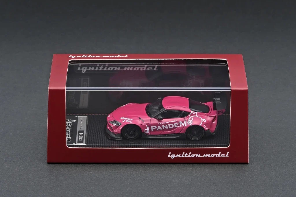Ignition Model 1:64 Toyota GR Supra Pandem in Pink - Image 3