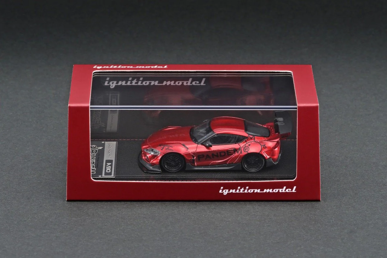 Ignition Model 1:64 Toyota GR Supra Pandem in Red Metallic - Image 3