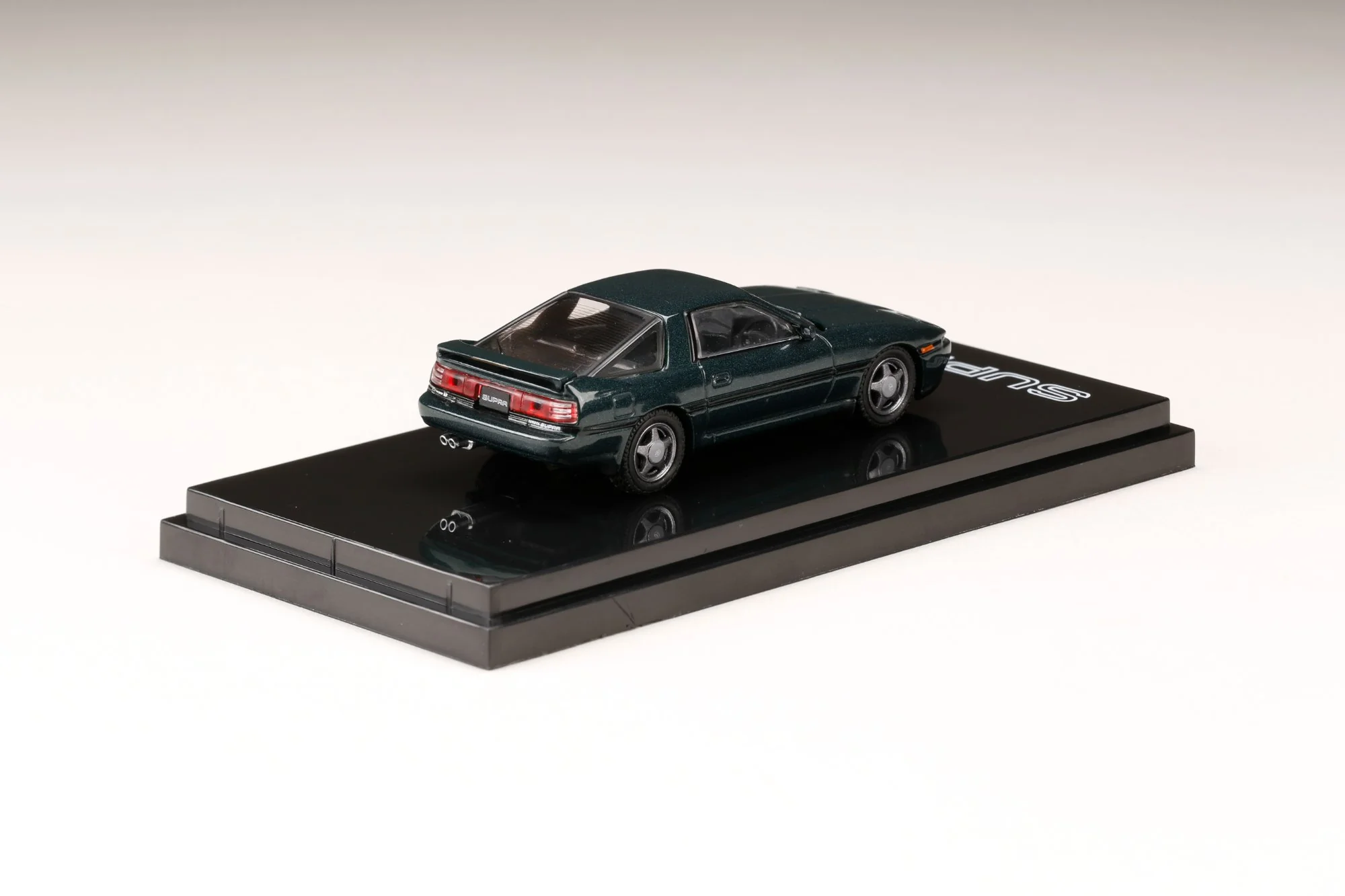 Hobby Japan 1:64 Toyota Supra (A70) 2.5 GT Twin Turbo R Dark Green Mica - Image 2