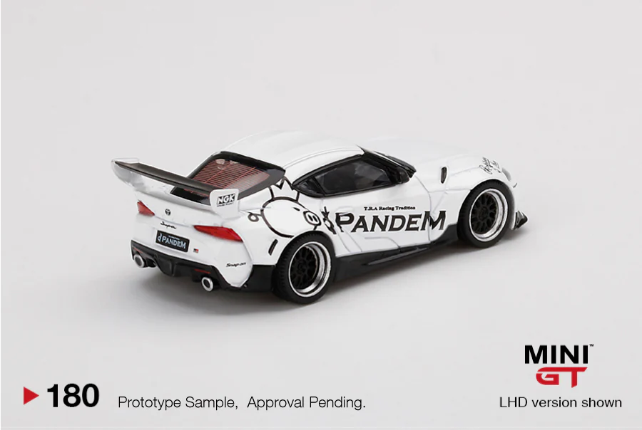 MINIGT 1:64 Toyota Supra (GR) Pandem V1.0 White - Image 4