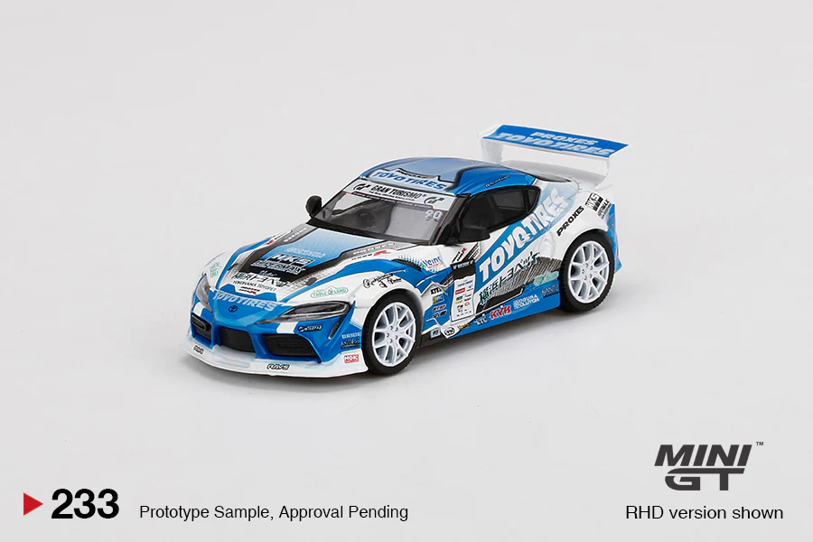 MINIGT 1:64 Toyota Supra (GR) V1.0 Team TOYO TIRES DRIFT 2019 D1 Grand Prix - Image 2